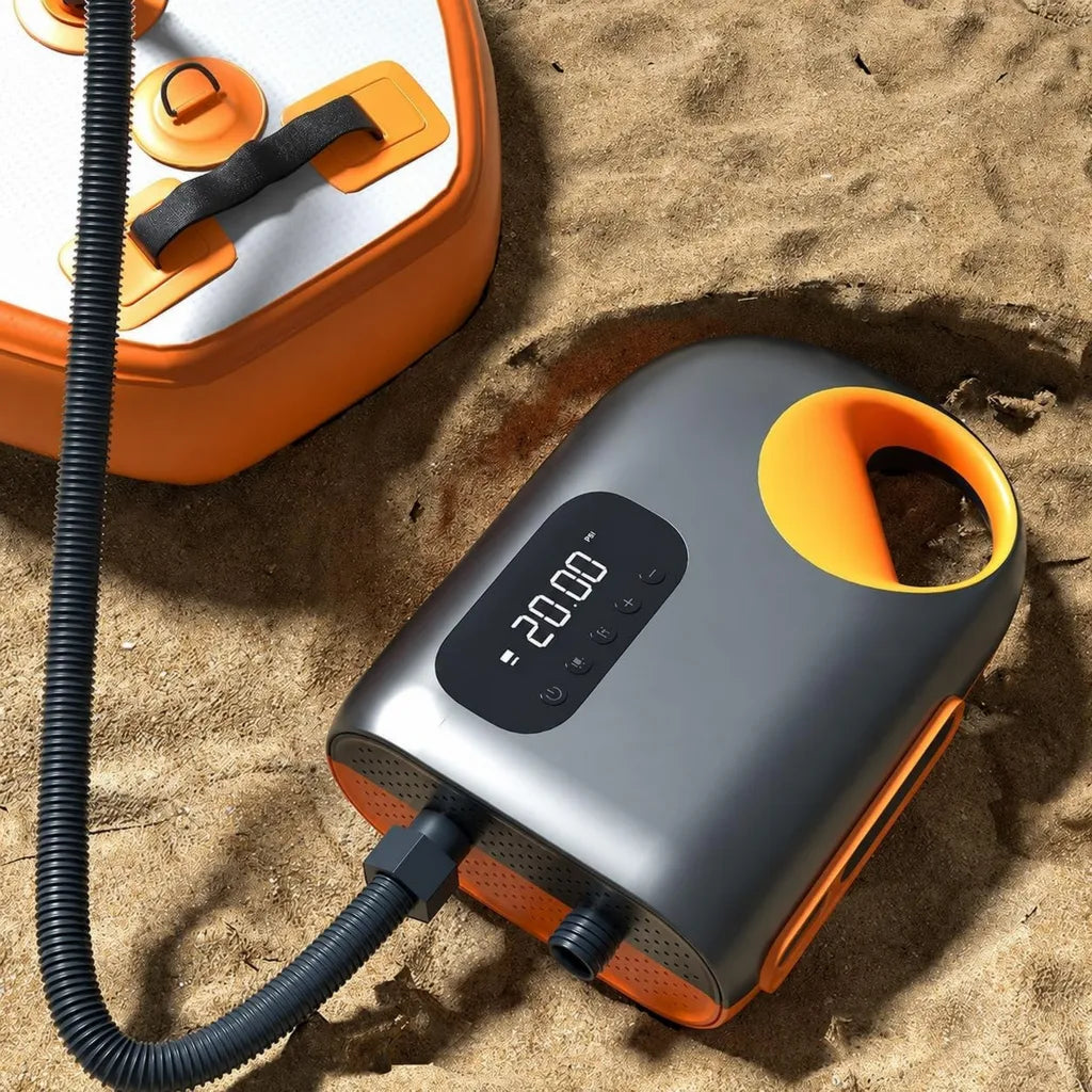 Gonfleur Électrique Rechargeable 20 PSI pour Paddle et Kayak - Gonflage/Dégonflage Automatique