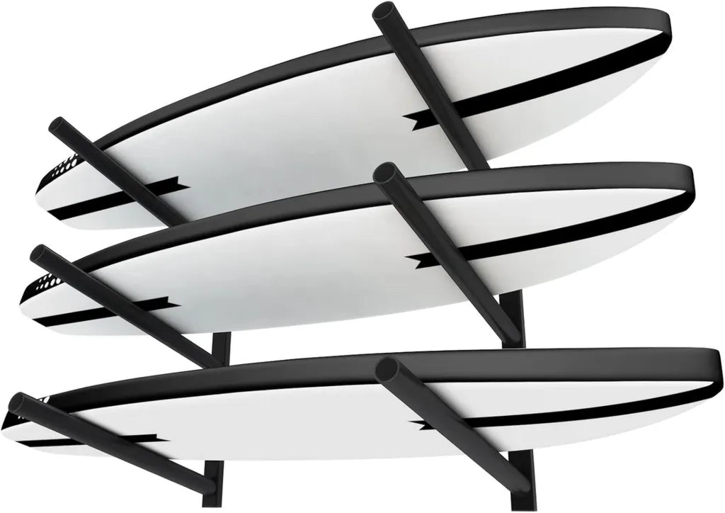 Support Mural pour Planches de Surf - Compatible Shortboard, Skimboard et Longboard