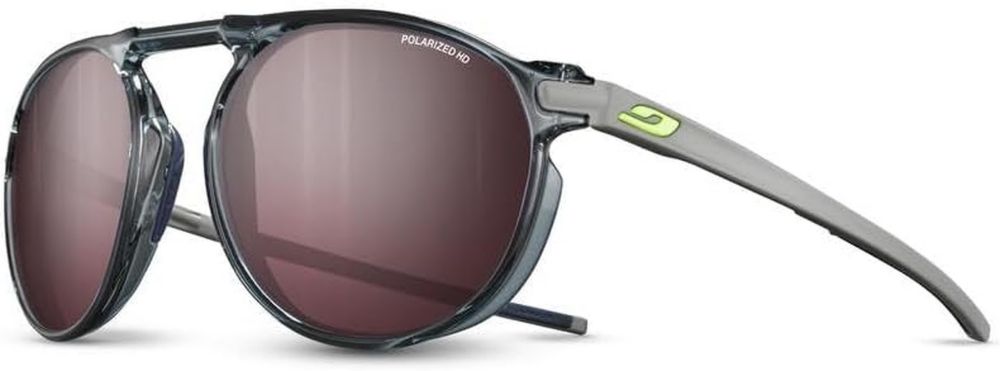 Julbo Lunettes de Soleil Polarisantes Catégorie 3 pour Hommes - Bleu et Gris