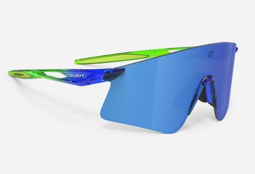 Lunettes de Soleil ASTRAL X Rudy Project en Cristal Bleu et Vert Fluo
