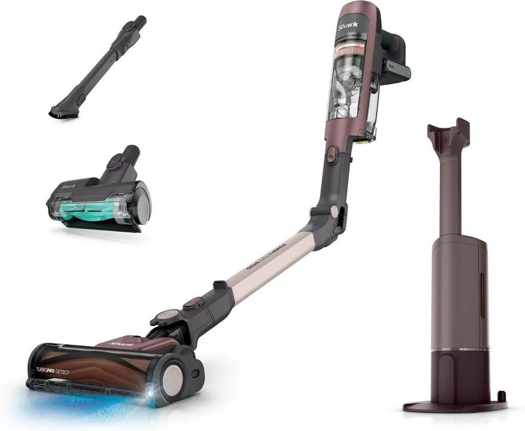 Aspirateur Sans Fil Shark IA3246FRTBR, 60 Min d'Autonomie, Station de Vidage Automatique, Brosse Pour Animaux