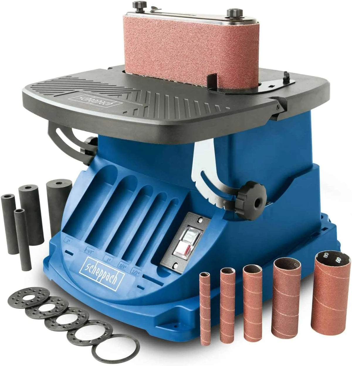 Scheppach OSM600 Machine abrasive pour travailler le matériau et préparer les surfaces à la finition électrique