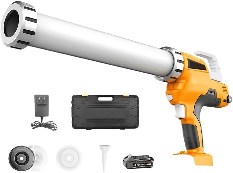 Pistolet À Calfeutrer Automatique sans Fil 21 V – réglable, vitesse réglable, 6 Vitesses, pour l'entretien automobile
