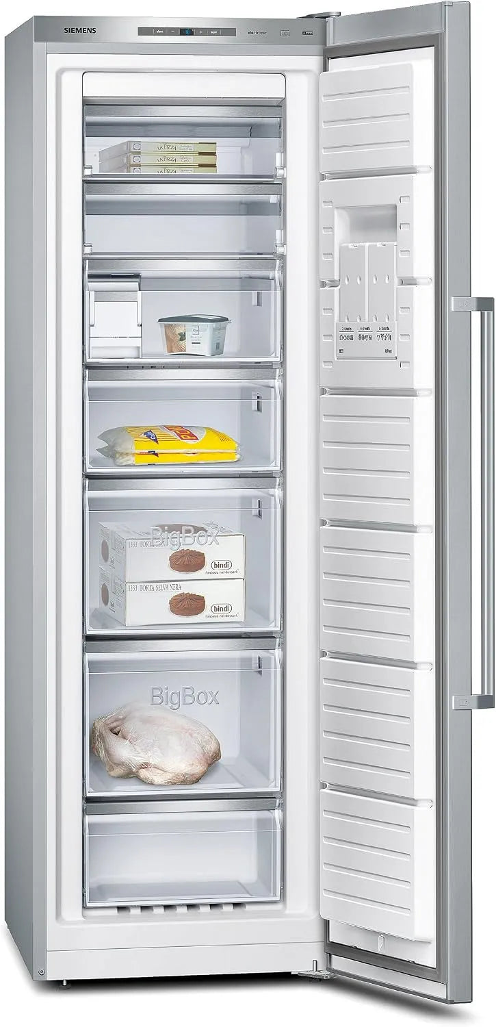 Siemens GS36NAI31 Congélateur, autonome, acier inoxydable, armoire congélateur