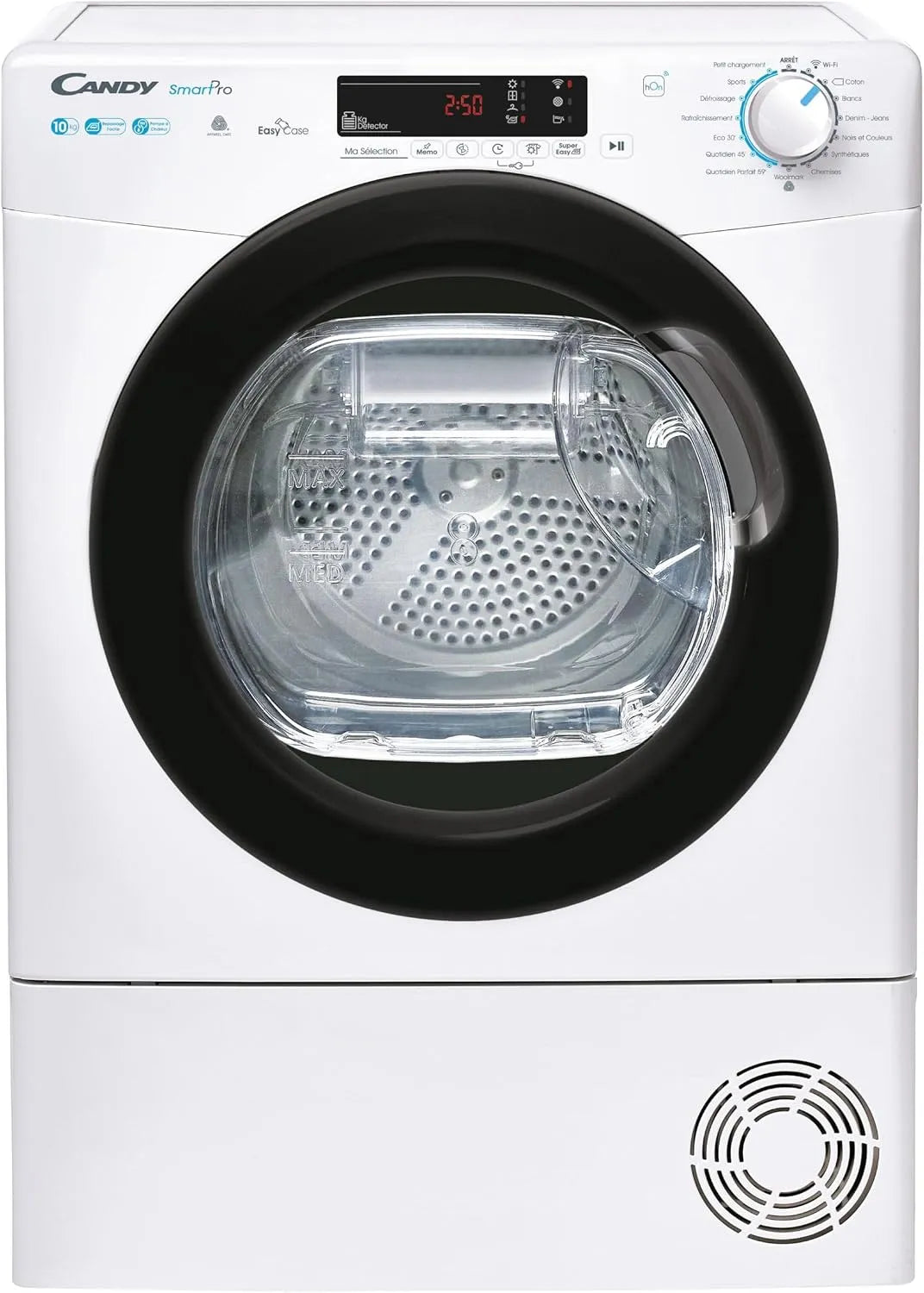 Candy CSOEH10A2DBEx-47 Sèche-linge, classe énergétique E, Sèche-linge Pompe à Chaleur classe E