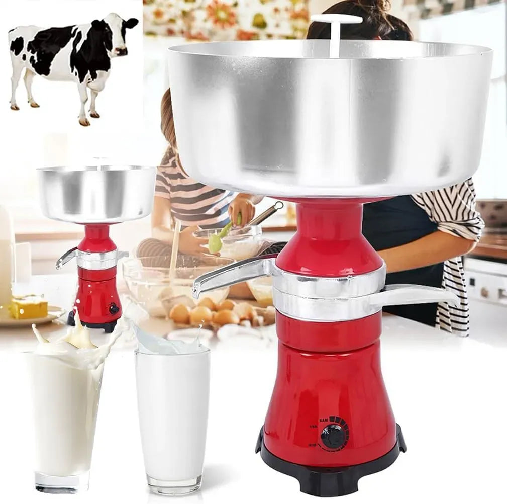 80L/H Séparateur de crème électrique, vitesse réglable, pour centrifugeuse professionnelle pour lait frais, séparateur centrifuge efficace pour