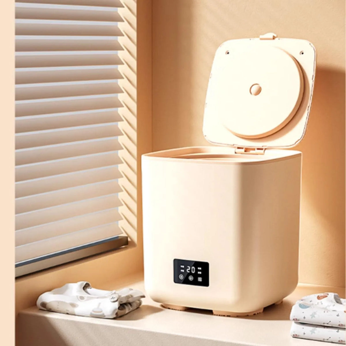 Lave-linge, 7 L, minuteur, camping, Petite Laveuse 7L, Lave-Linge Semi-Automatique