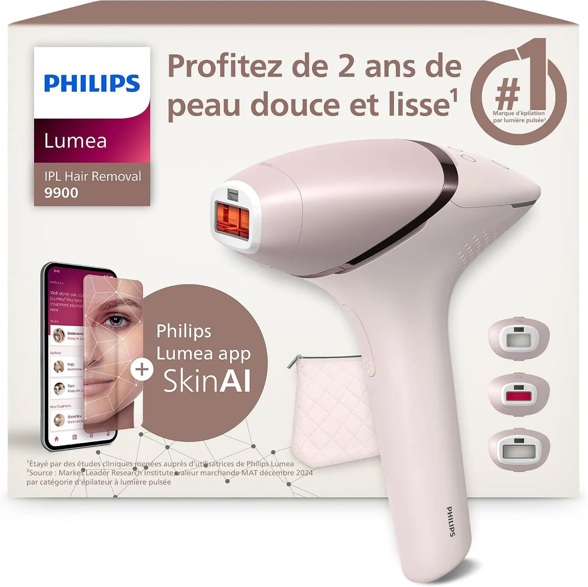 Philips BRI953/02 appareil d'épilation électrique pour femme, épilateur, dalle IPS, sans fil, pour le corps