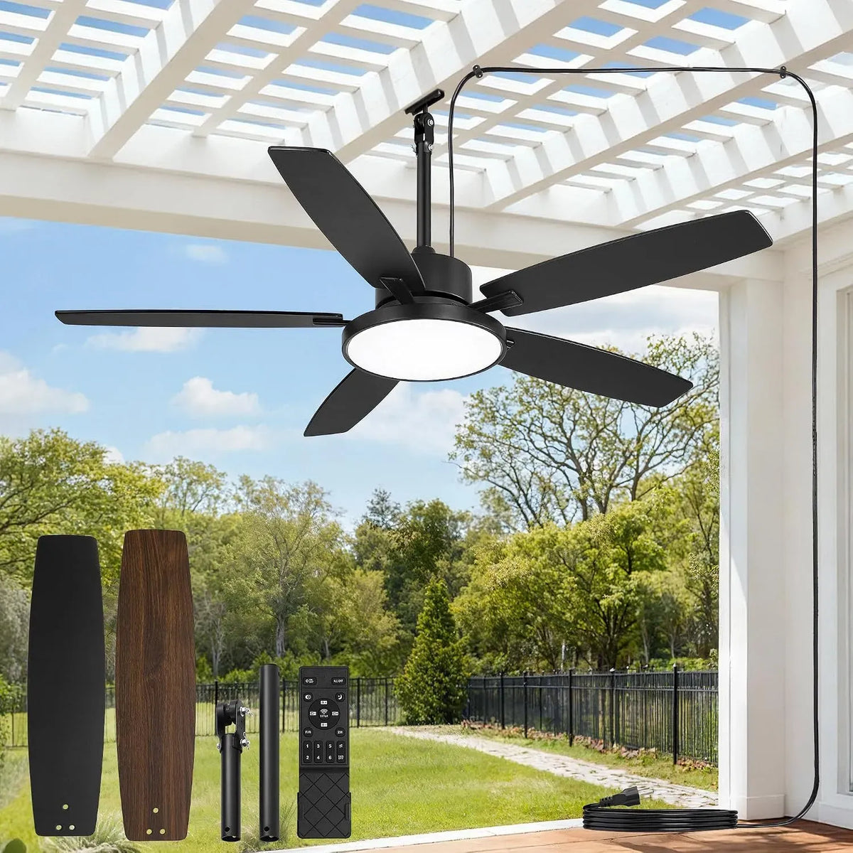 Ventilateur, 132,1 cm, extérieur, IP65, ventilateur pour circulation d'air