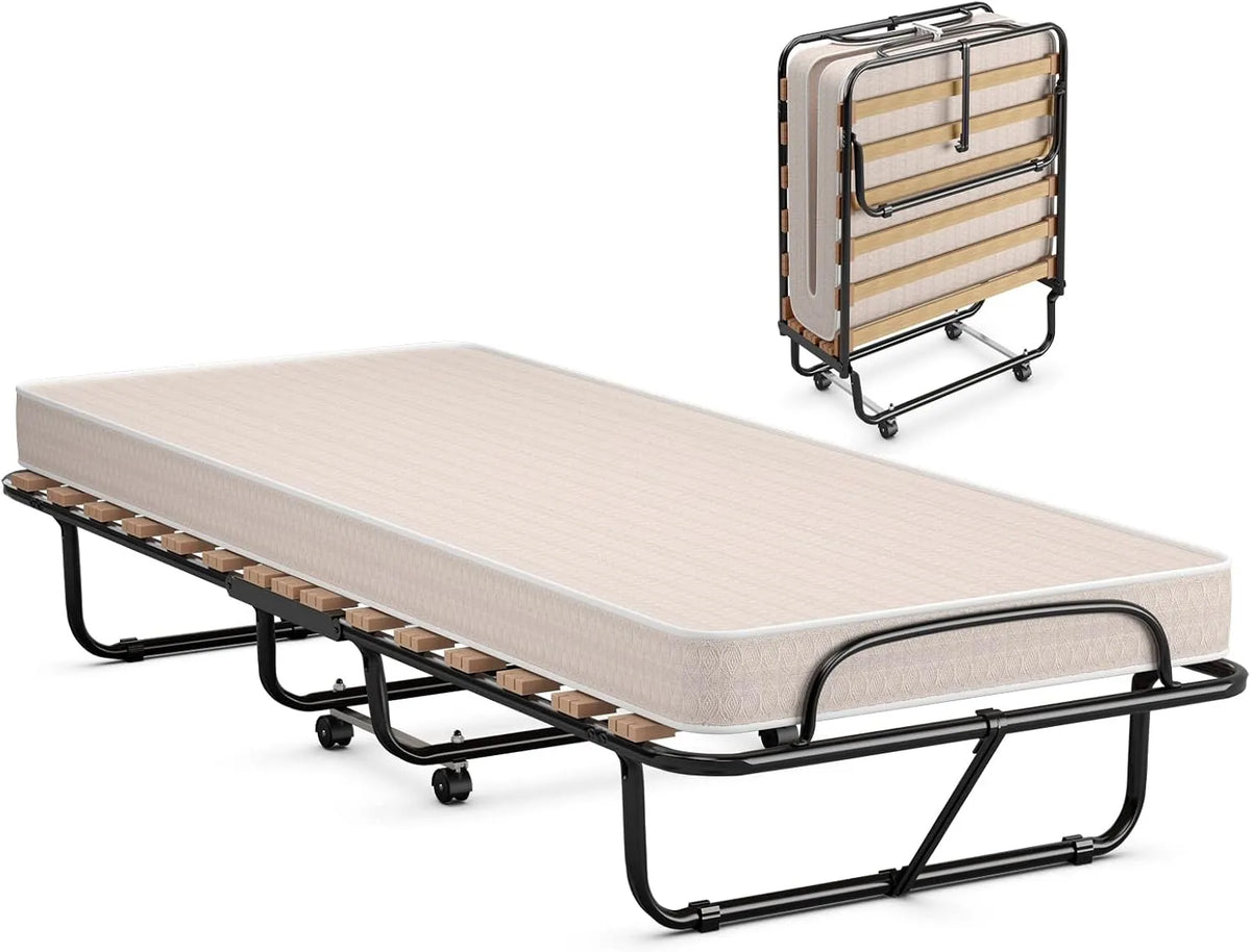 Lit Pliant 1 Personne Matelas 80x180CM — pliable, 80 × 180CM, 80 × 190 CM, 10 cm