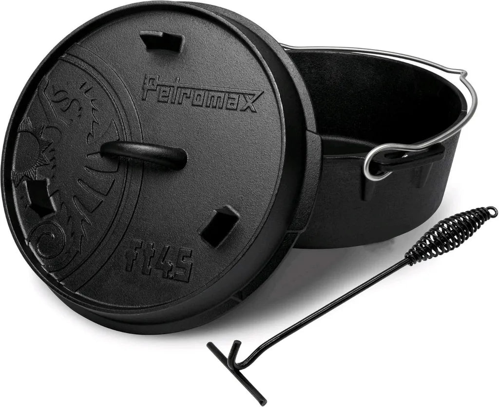 Petromax Cocotte en Fonte FT4.5-T avec Levier de Couvercle