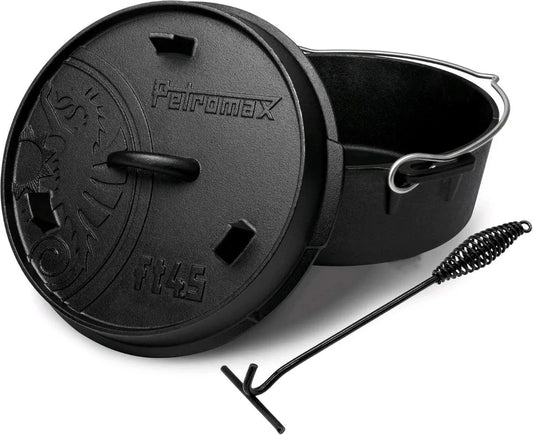 Petromax Cocotte en Fonte FT4.5-T avec Levier de Couvercle