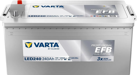 Varta Batterie VARTA Dual Purpose EFB LED 240 12V 240AH 1200 A