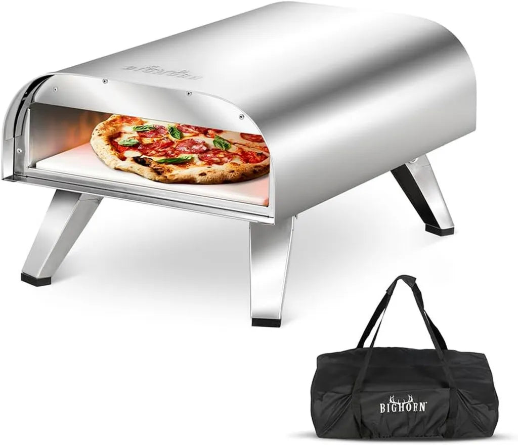 Four à pizza au gaz portable BIGHORN avec pieds pliables