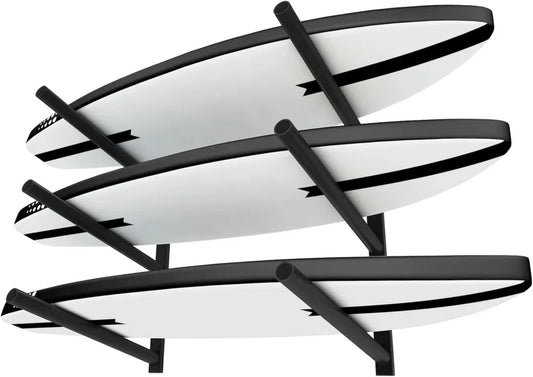 Support Mural pour Planches de Surf - Compatible Shortboard, Skimboard et Longboard