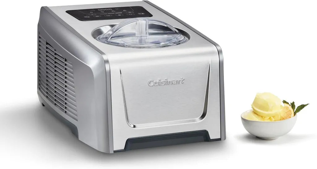 Sorbetière Automatique Cuisinart 1,5L - 4 Programmes, 14 Fonctions, Glace et Sorbet Prêts en 40 Min