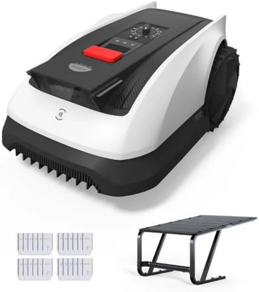 Robot Tondeuse ECOVACS Goat O800 RTK avec Garage, Sans Fil, 800 m², Technologie RTK et Lidar pour Tonte Précise
