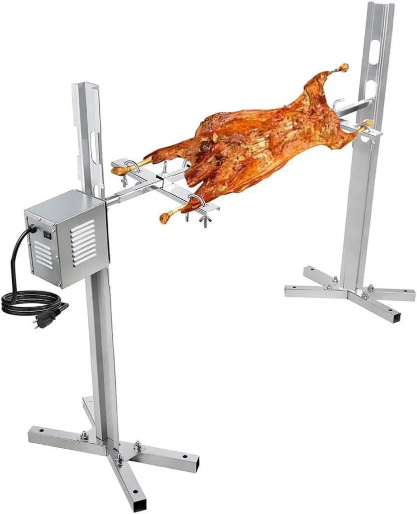 Gril à Rôtissoire Électrique pour Porcelet et Agneau - Acier Inoxydable 100 kg