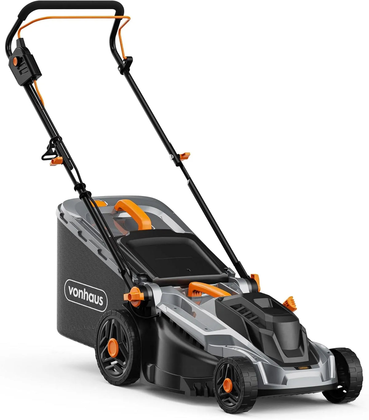 Tondeuse à gazon, avec poignée, réglable, 52 L, 1800 W, pour l'entretien du jardin