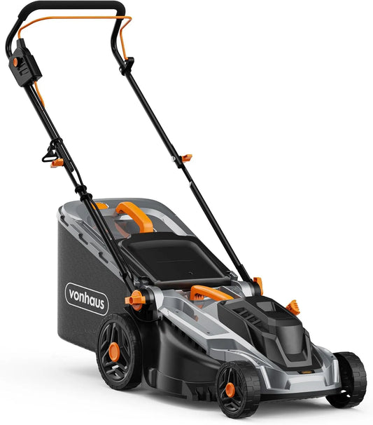 Tondeuse à gazon, avec poignée, réglable, 52 L, 1800 W, pour l'entretien du jardin