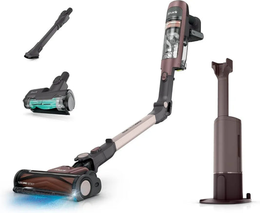 Aspirateur Sans Fil Shark IA3246FRTBR, 60 Min d'Autonomie, Station de Vidage Automatique, Brosse Pour Animaux