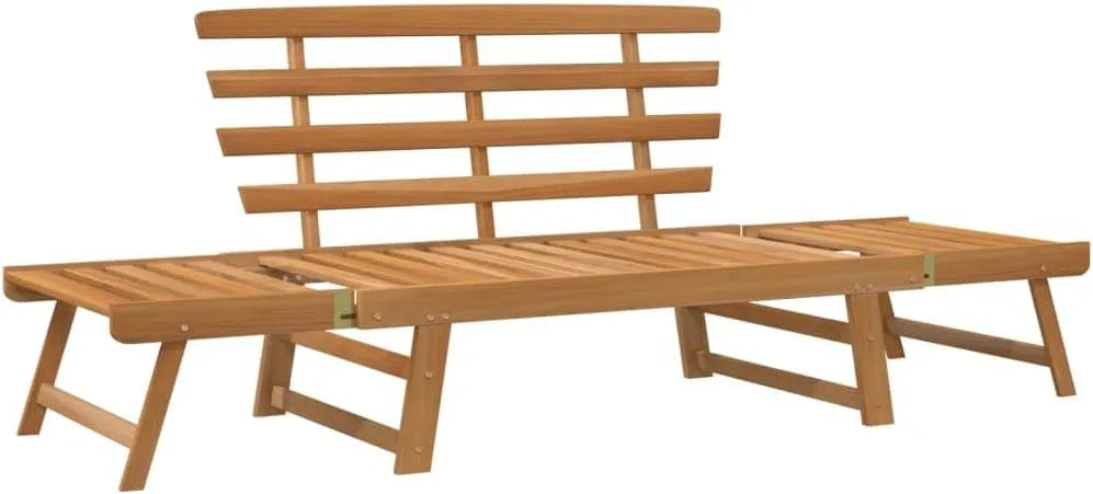Banc de jardin et banquette de terrasse — en bois, 190 cm