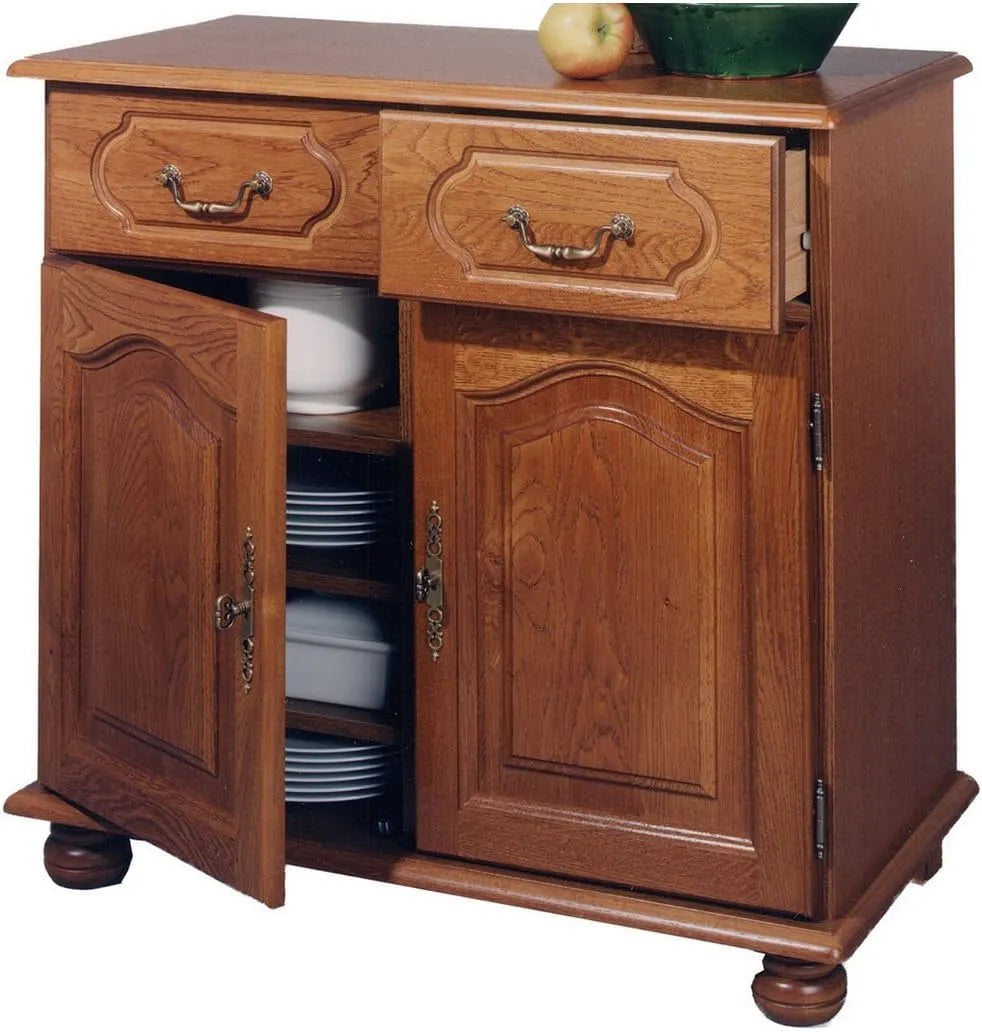 Actual Diffusion 5657AR Bretagne Buffet et meuble de rangement Bahut avec 2 Portes/2 Tiroirs: en bois, avec tiroirs, 41 × 82 × 77 cm