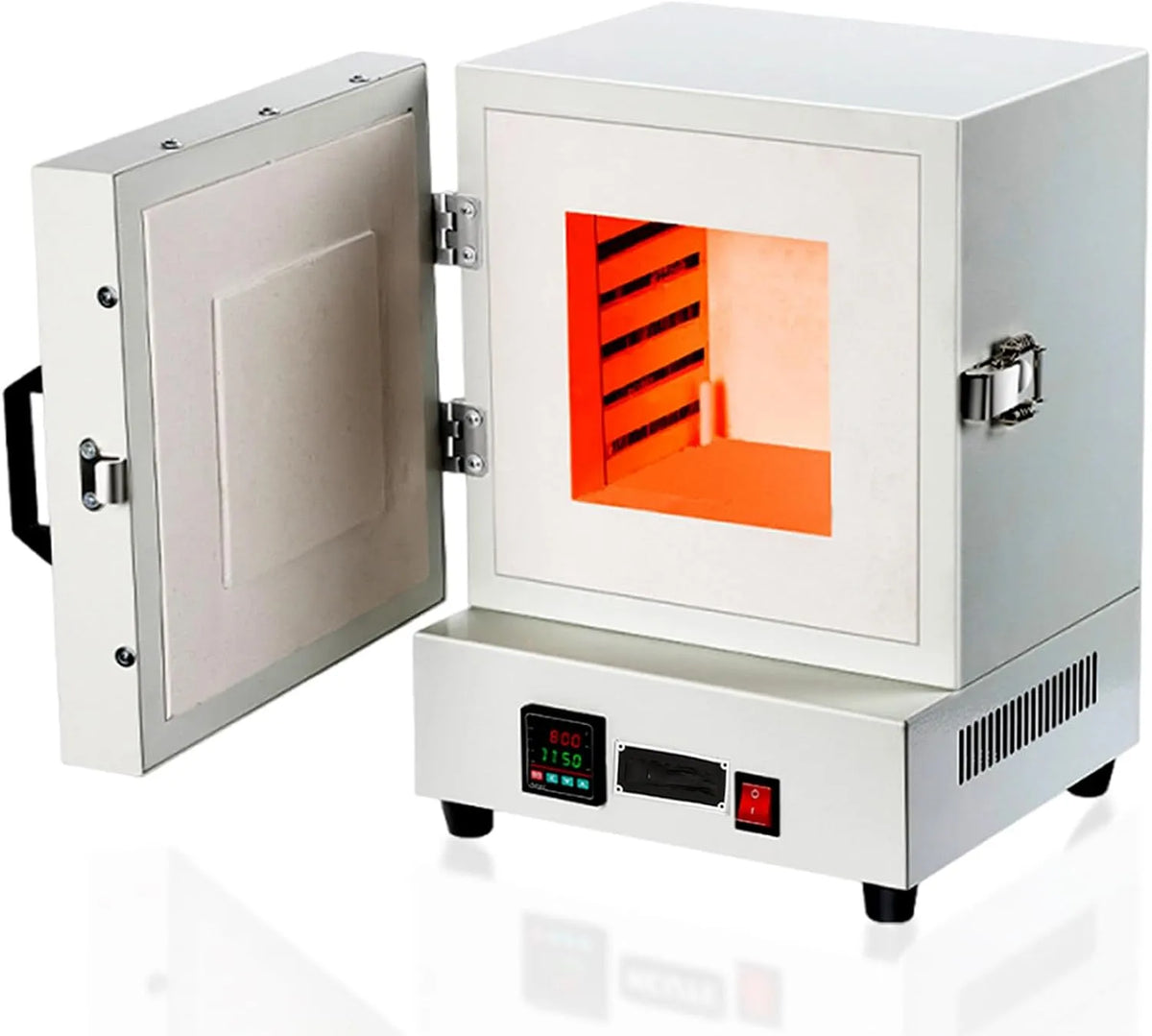 Four électrique, 2000 W, industriel, fonte, four à moufle fermé 1150 °C, four de laboratoire à haute température 2000 W