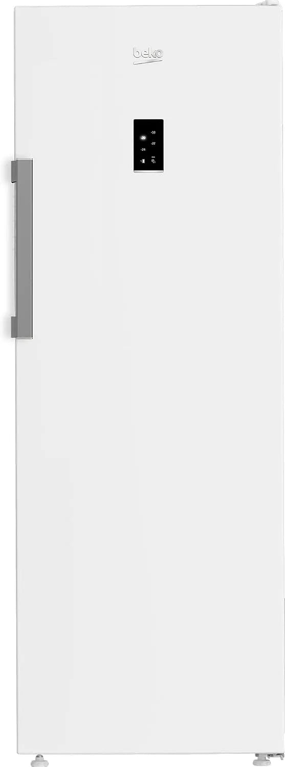 Beko B3RFNE294W Congélateur, 260 L, pose libre, armoire congélateur, blanc