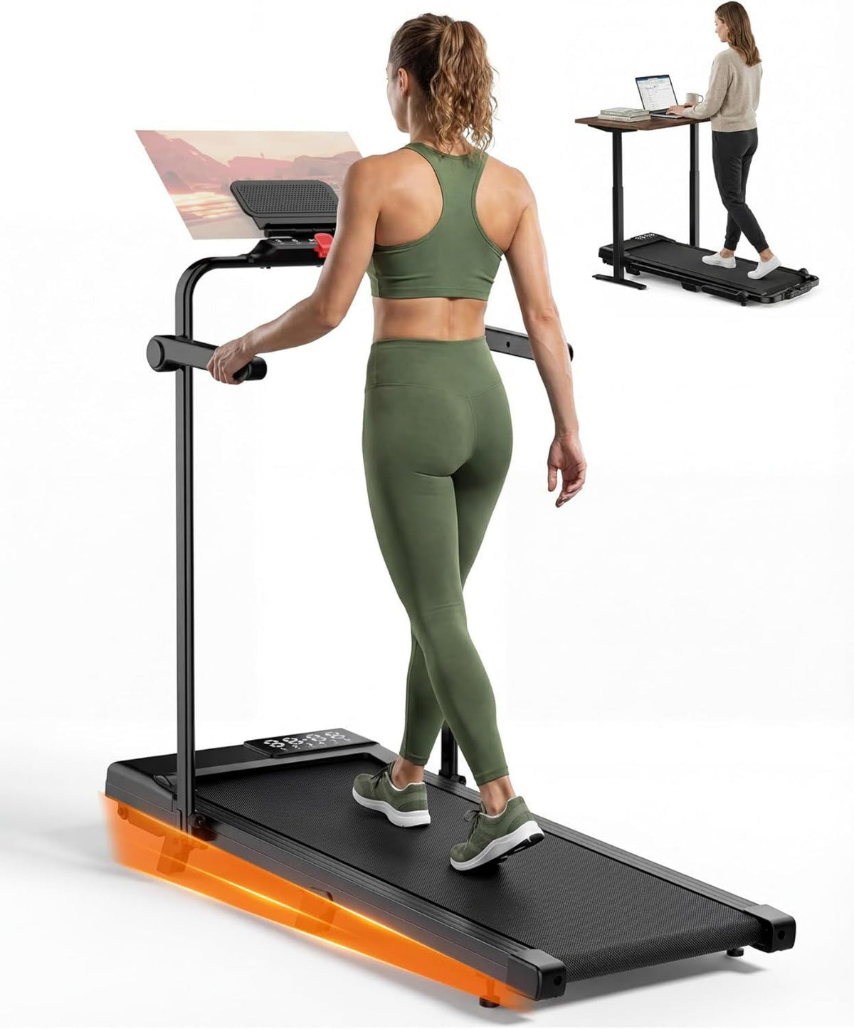 Tapis de marche: avec télécommande, 136 kg, 2.5 HP, 6km/h, Copant