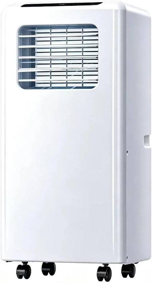Climatiseur 4-en-1, portable, roulettes de déplacement, roulettes à 360 ° pour la pièce jusqu'à 376 Pieds carrés, 4-en-1 Chauffage de Refroidissement