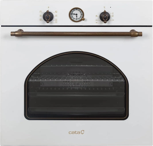 Cata MRA7108WH Four électrique, 60 L, 7 programmes, classe énergétique E, encastrable, blanc