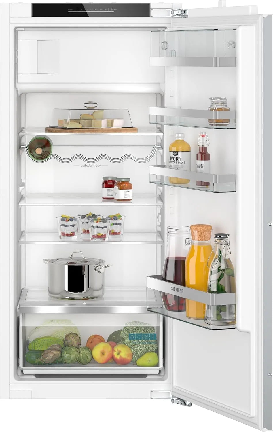 Siemens iQ500 KI42LADD1 Congélateur, 122, 5 x 56 cm, encastrable, 2 zones de température, armoire congélateur, hyperFresh, fabriqué en Allemagne