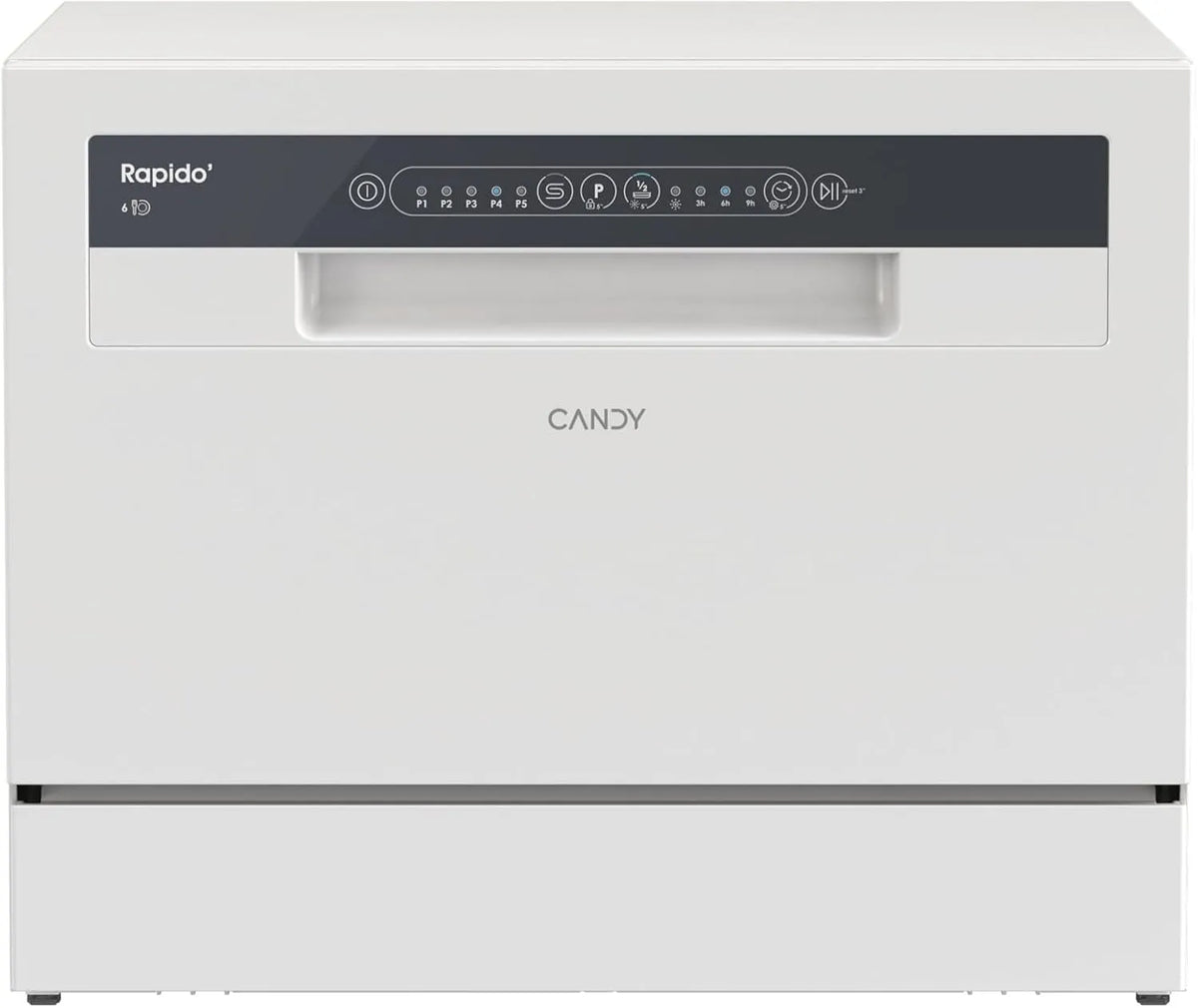 Candy 6E51LW Lave-vaisselle, CANDY Mini lave vaisselle CP 6E51LW