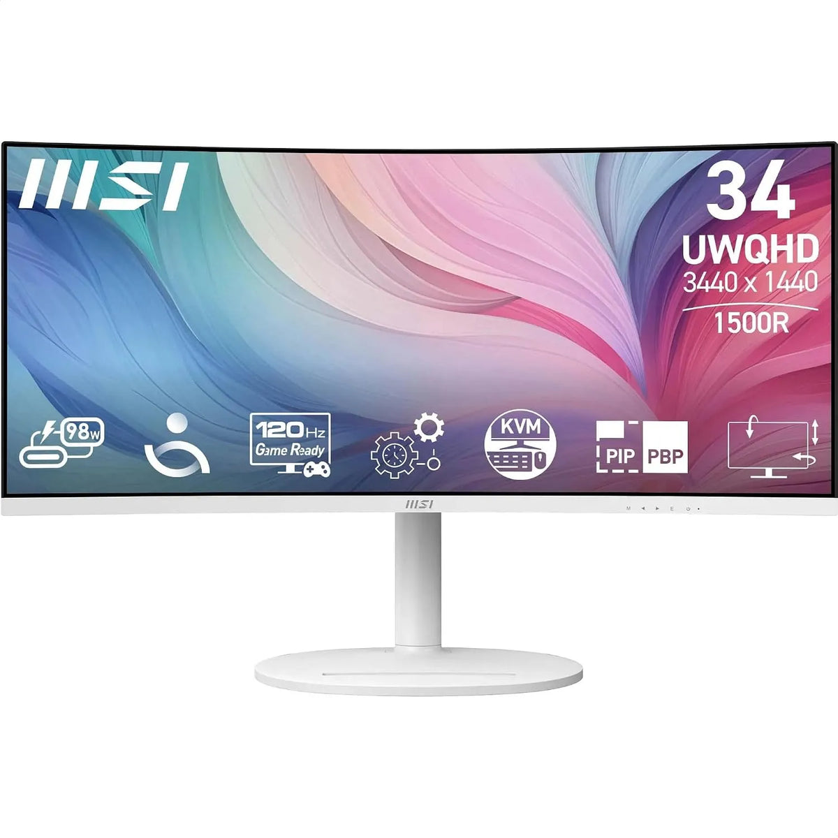 MSI Modern Écran Professionnel incurvé 34' UWQHD MD342CQPW
