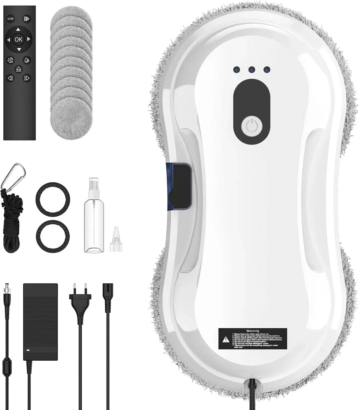 robot aspirateur laveur, Nettoyeur, 7.5 cm, 3 Modes