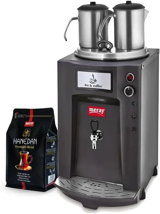machine à th, 15 L, MERAY, samovar 15 L avec 2 théières