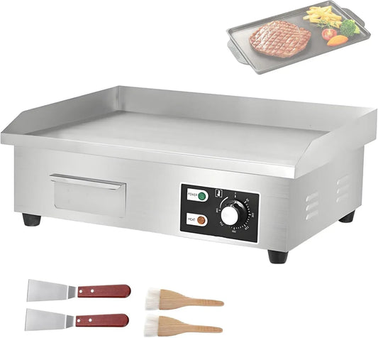 Barbecue, Plancha, Grill, Table, 36 × 38 × 21CM, 0 à 300 °C, 21 CM, professionnel, restaurant, acier inoxydable