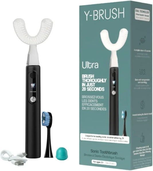 Brosse, brosse à dents rechargeable, 6 modes, Brosse à Dents Électrique Y-Brush Ultra