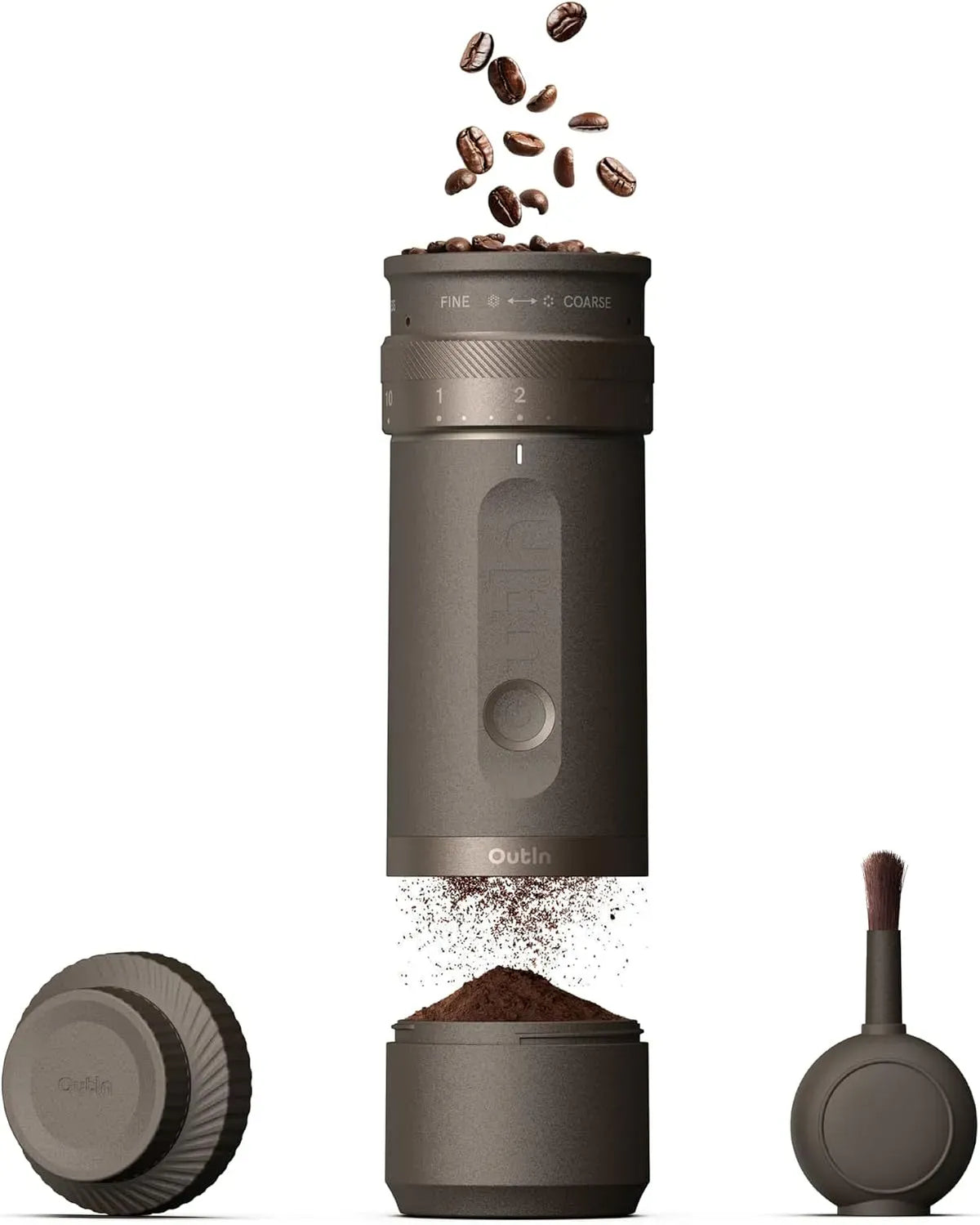 Moulin, filtre, broyeur à grains de café, USB, pour espresso et café filtre, OutIn