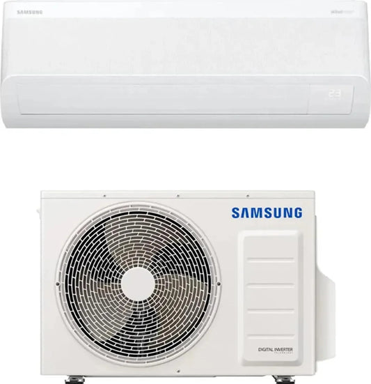 Samsung 12000 BTU, WindFree Comfort S2, SmartThings et AI, WiFi R32 AR60F12C1AWNEU+AR60F12C1AWxEU, GAS R32, efficacité énergétique A++