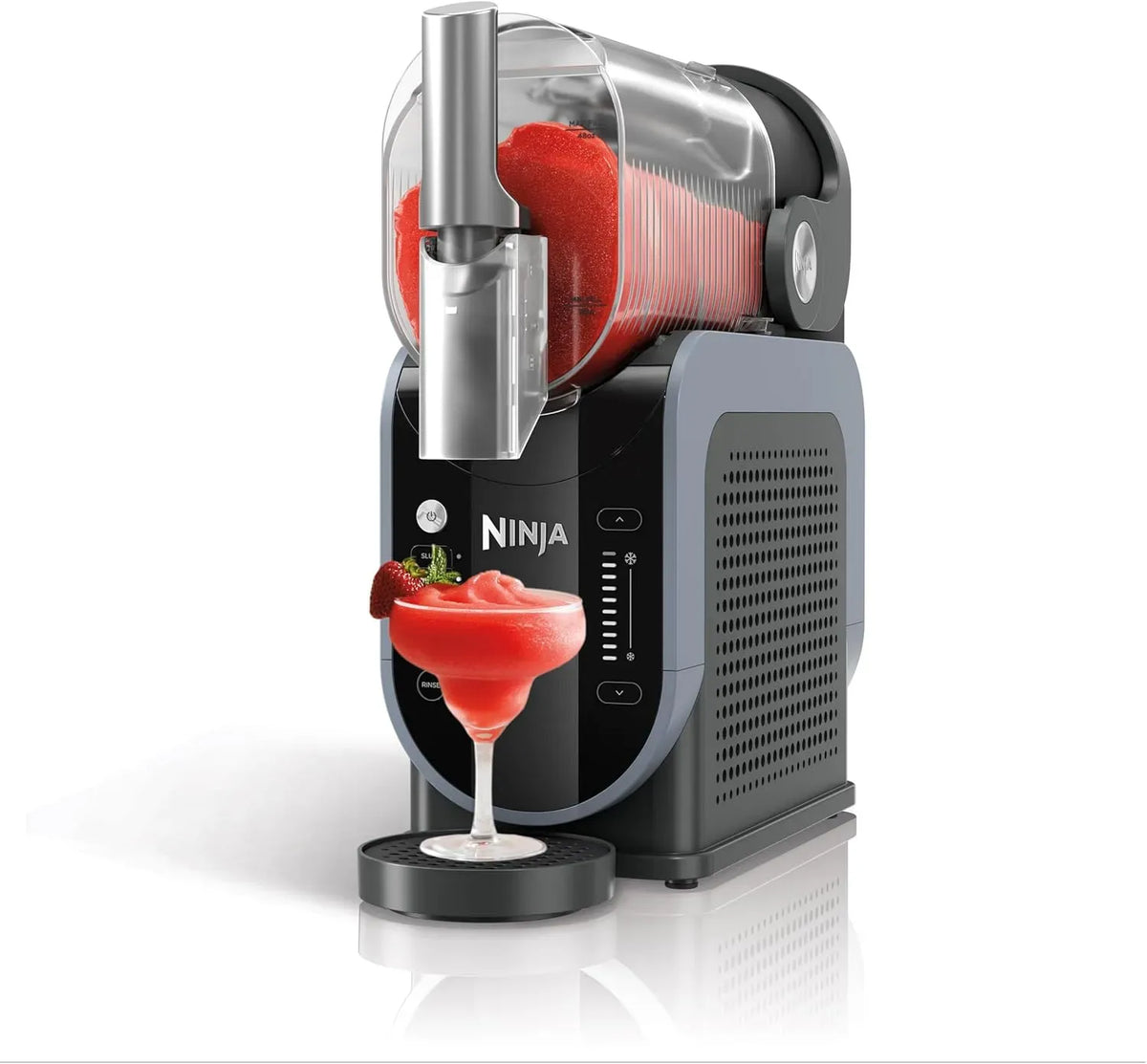 Ninja FS301EU Machine à Boissons, 9 L, gris, pour cocktails frappés et jus glacés